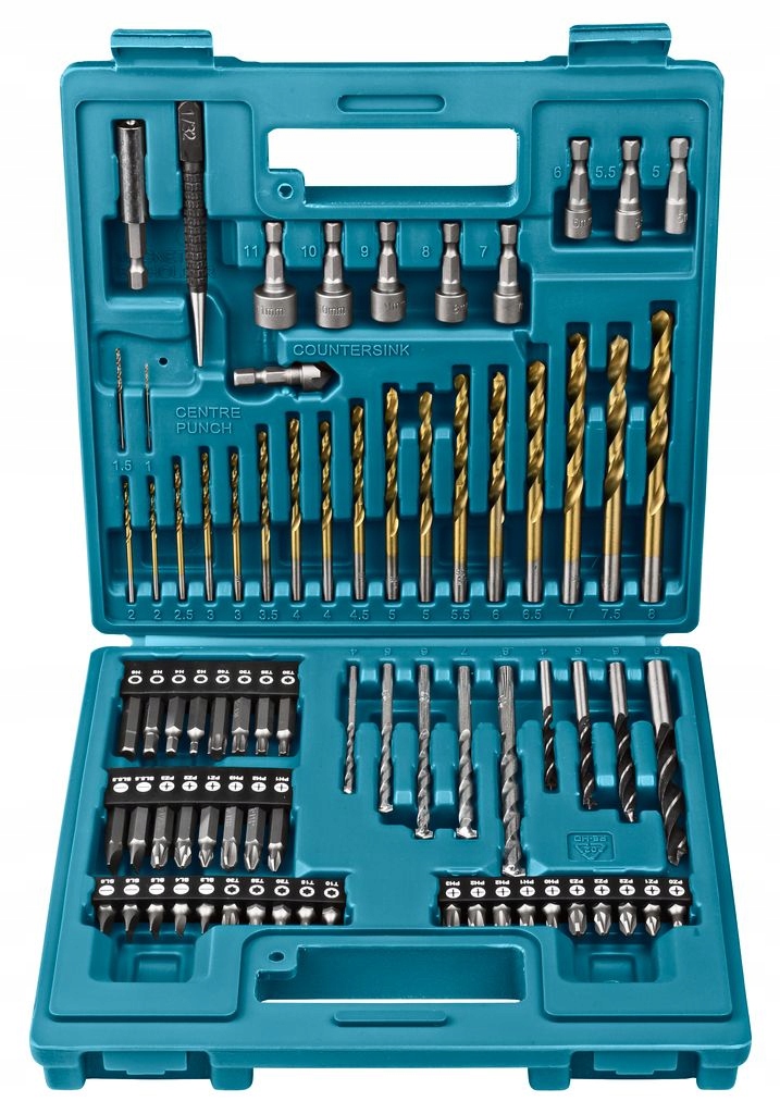 

Makita B-49373 Zestaw nasadek bitów i śrub 75 szt.