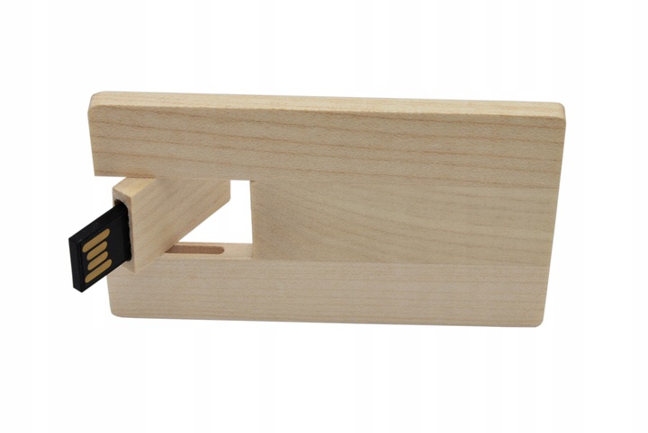 

Drewniana Pendrive Karta 1 Gb Grawer