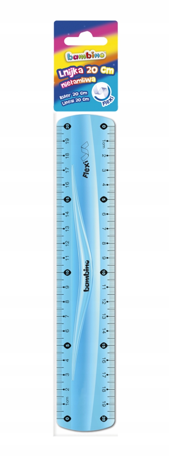 Linijka 20 cm flexi Bambino