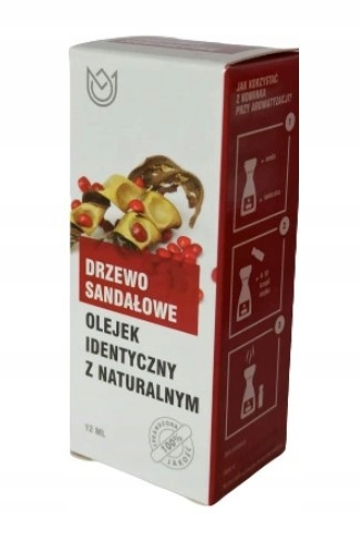 

Naturalny olejek eteryczny 12ml Drzewo Sandałowe