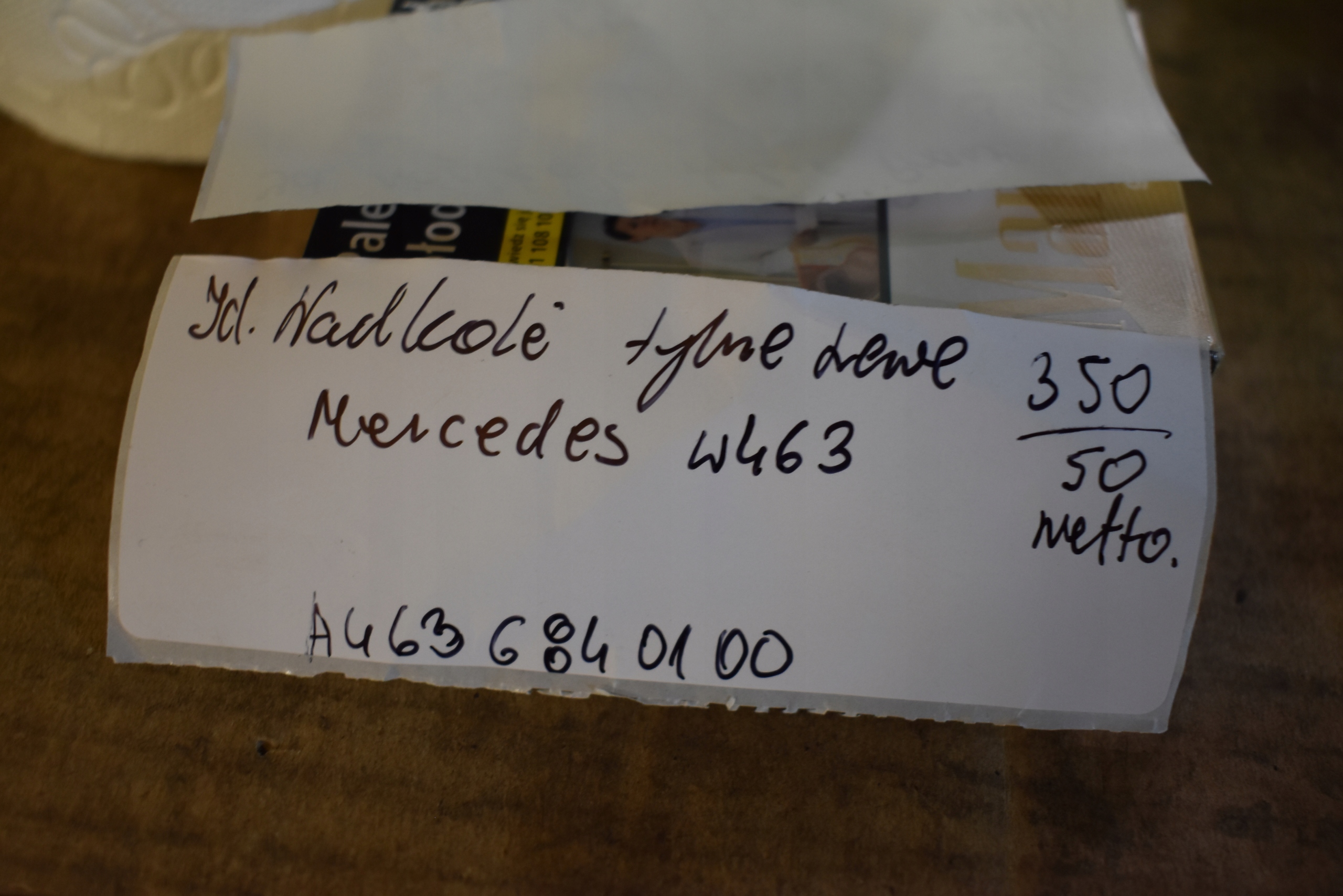 IDEALNE mudguard rear part rear. left MERCEDES W463 1