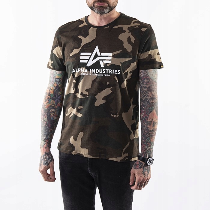 

Alpha Industries Basic T-Shirt Camo 100501C 408 L