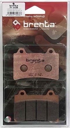 Brzdové Destičky Brenta Přední Yamaha FZR1000 Genesis Exup '90-95