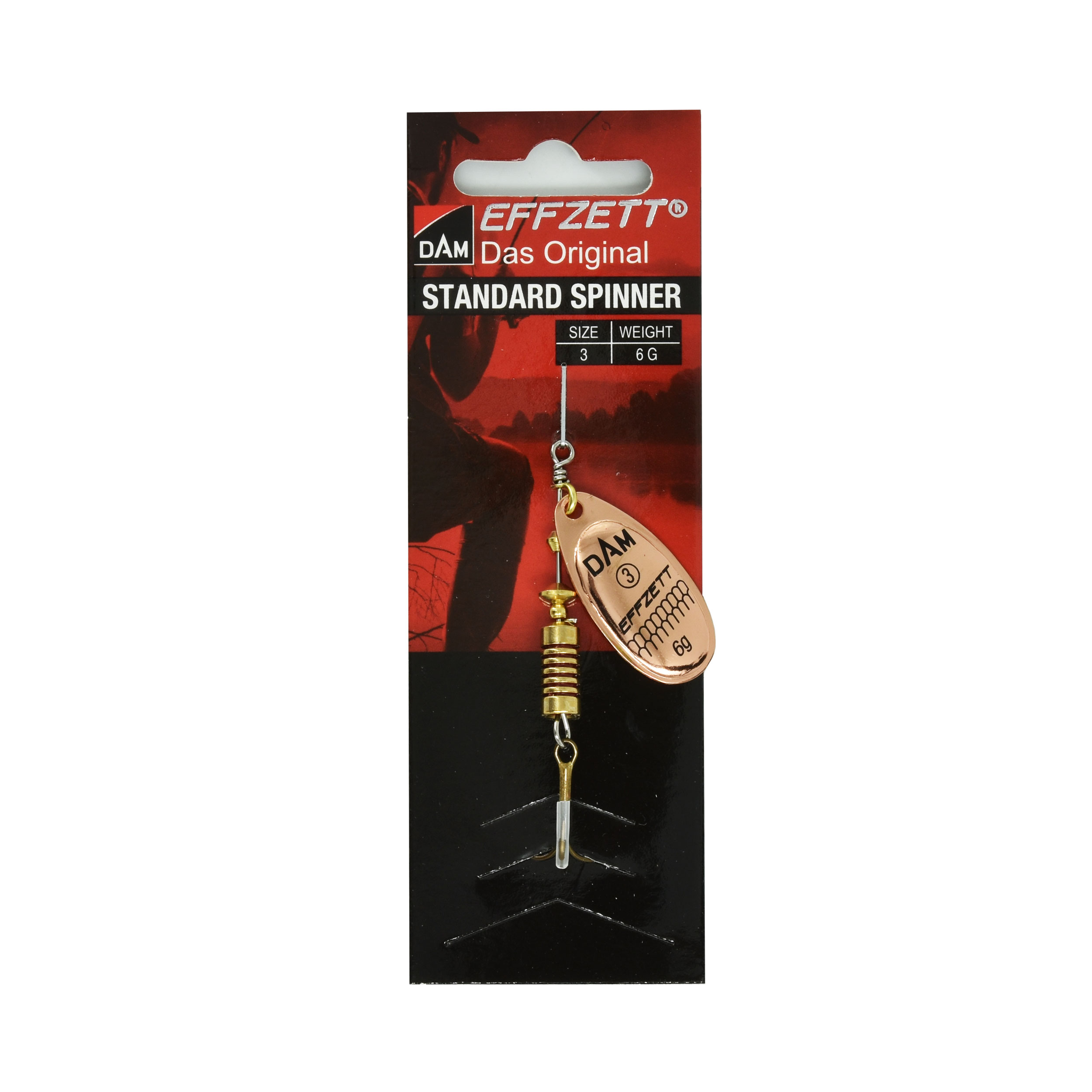 Błystka obrotowa Effzett Standard copper 6g na okonie klenie pstrągi #3