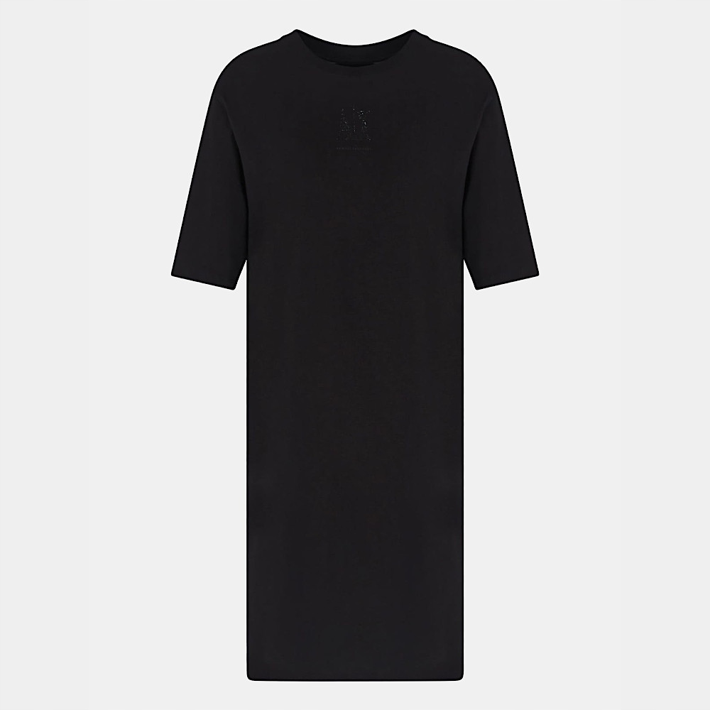 Armani Exchange Šaty Černá Regular Fit
