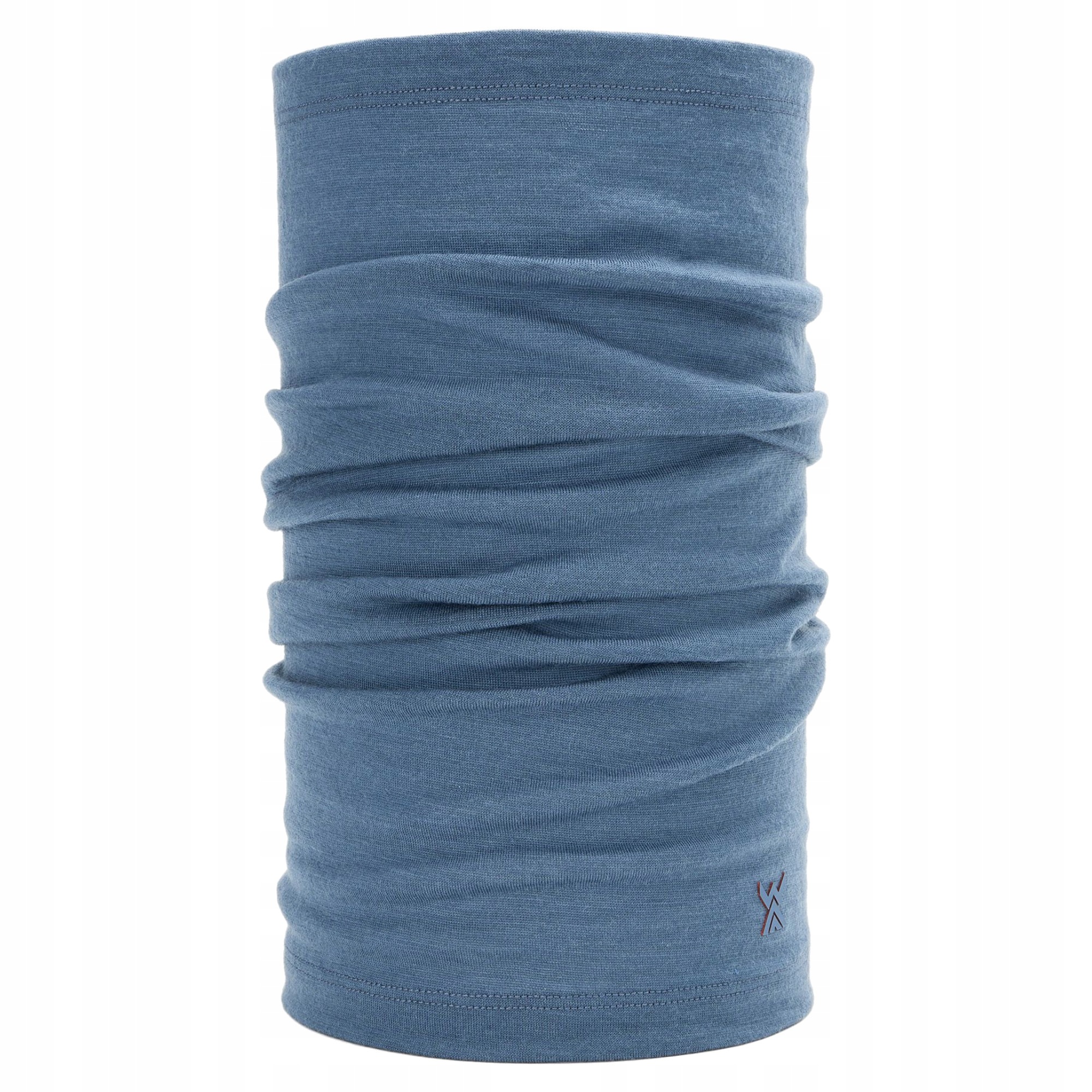 Komin Wełna Merino 100% Woolcano SPT24-33 niebieski Zimowy Ciepły Os