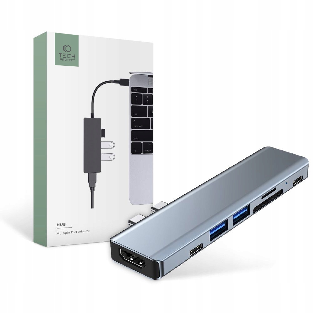 

Adapter 7IN1 Hub Usb-c 3.0 Hdmi Sd Macbook Pro Air