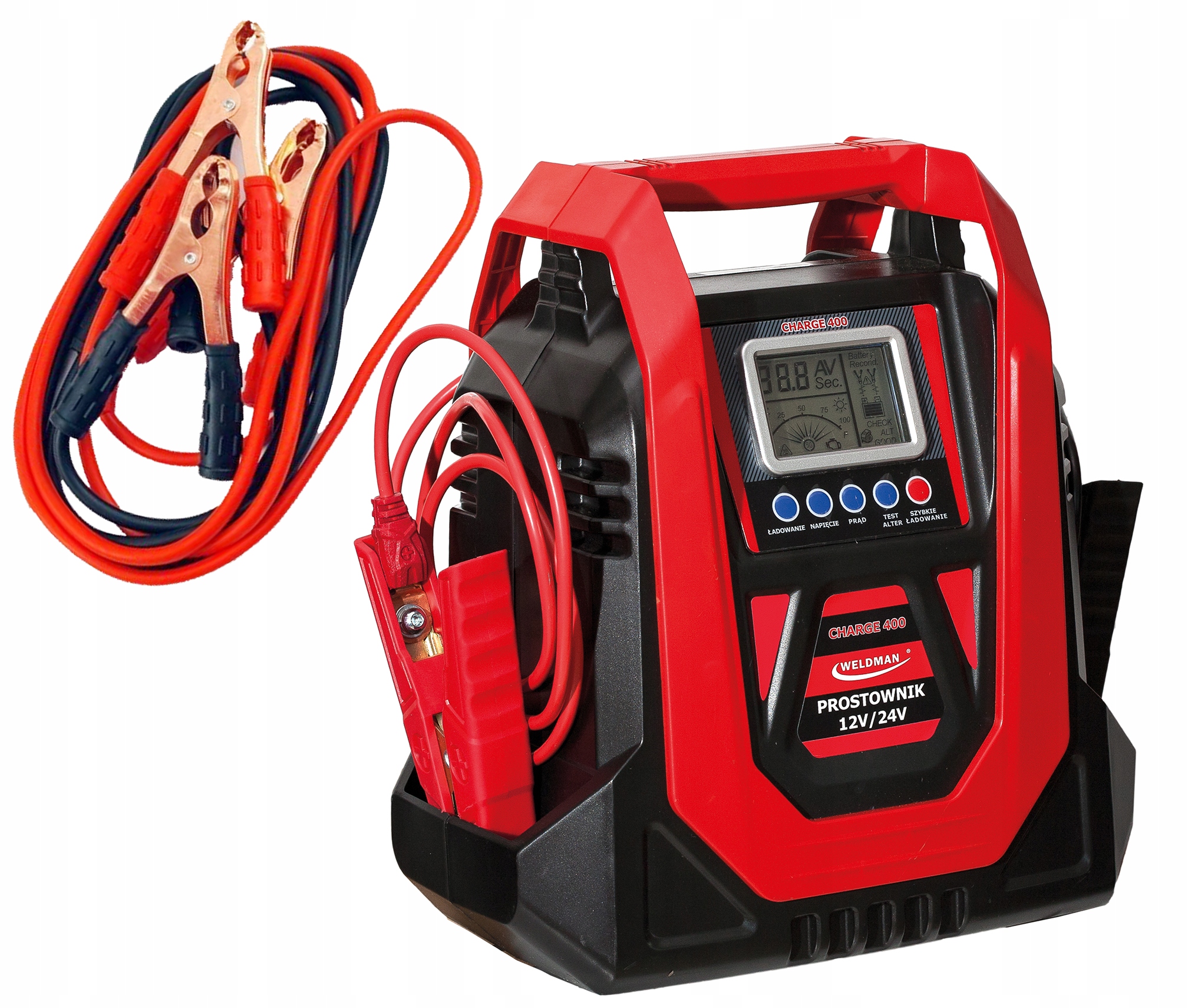 Prostownik 12V/24V Weldman Charge 400 104506 EAN (GTIN) 5902701750930