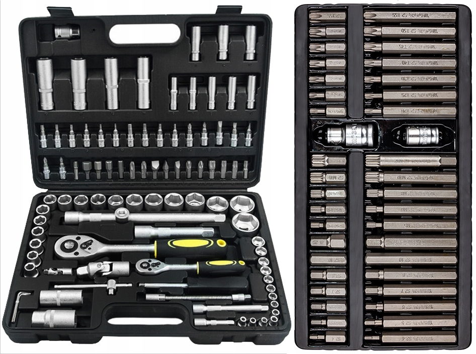 ZESTAW KLUCZY NASADOWYCH KLUCZE NASADOWE 94 + YATO