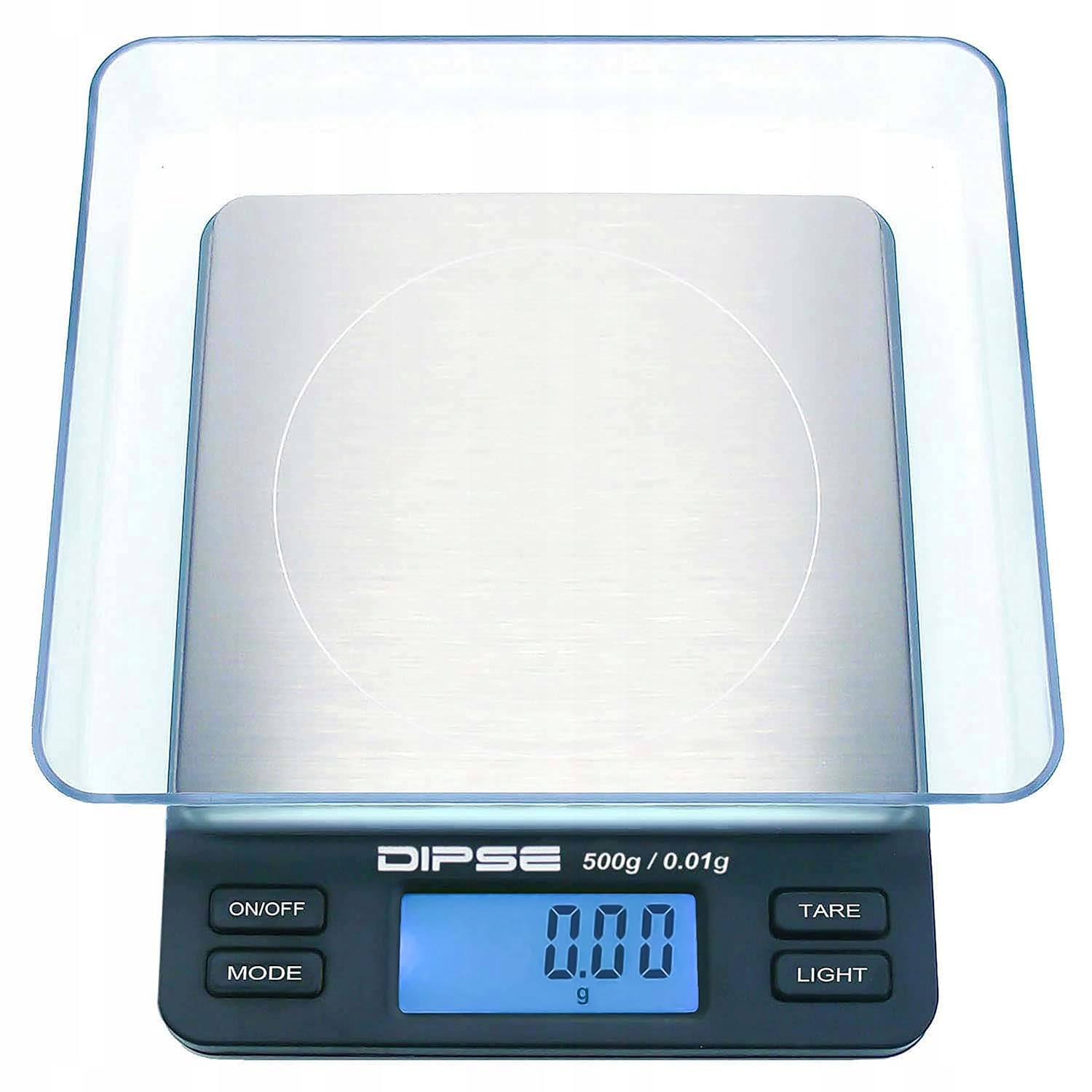 Přesná Kapesní Váha 500 G X 0,01 G S Velkou Šálou A Pouzdrem Tara