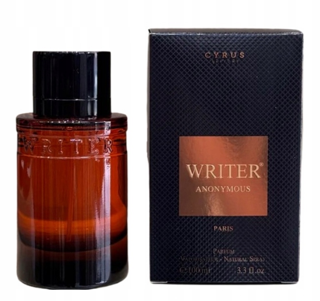 Cyrys Parfums Writer Anonymous For Men 100ml parfémovaná voda