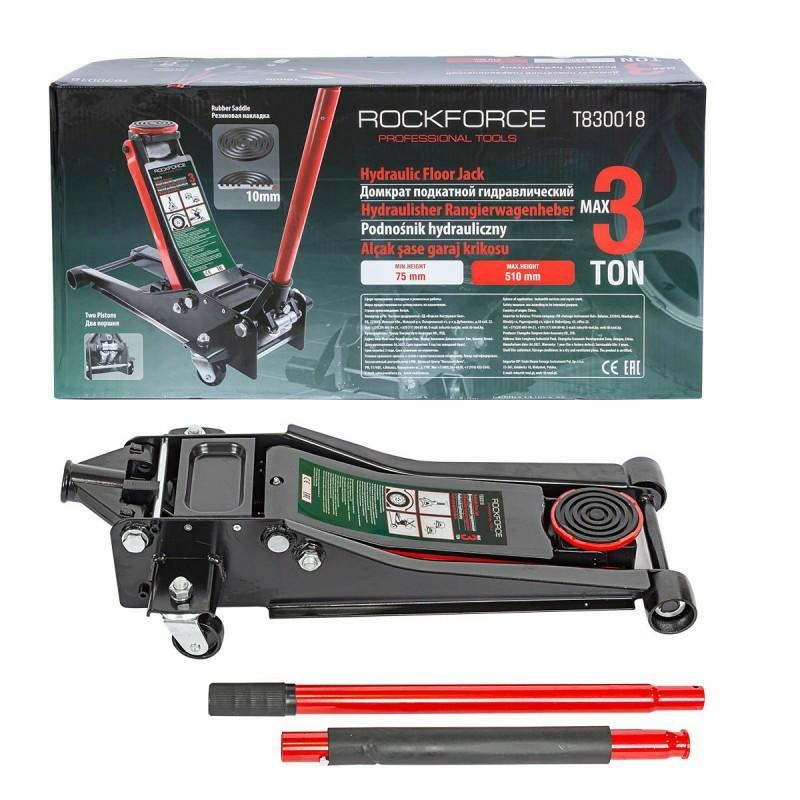 Hydraulický zdvihák 3T nízkoprofilový žaba Rockforce 47959 RF-T830018