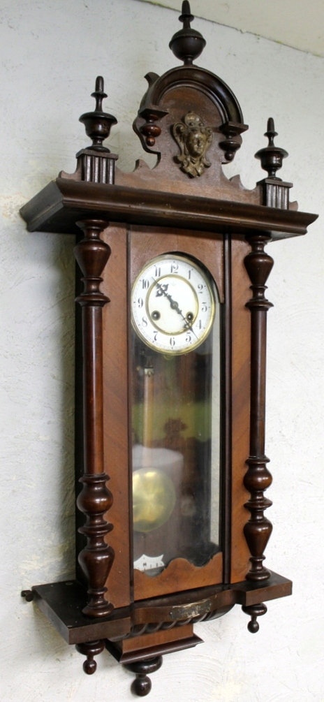 NEORENESANSOWY ZEGAR WISZĄCY JUNGHANS 1914 r.