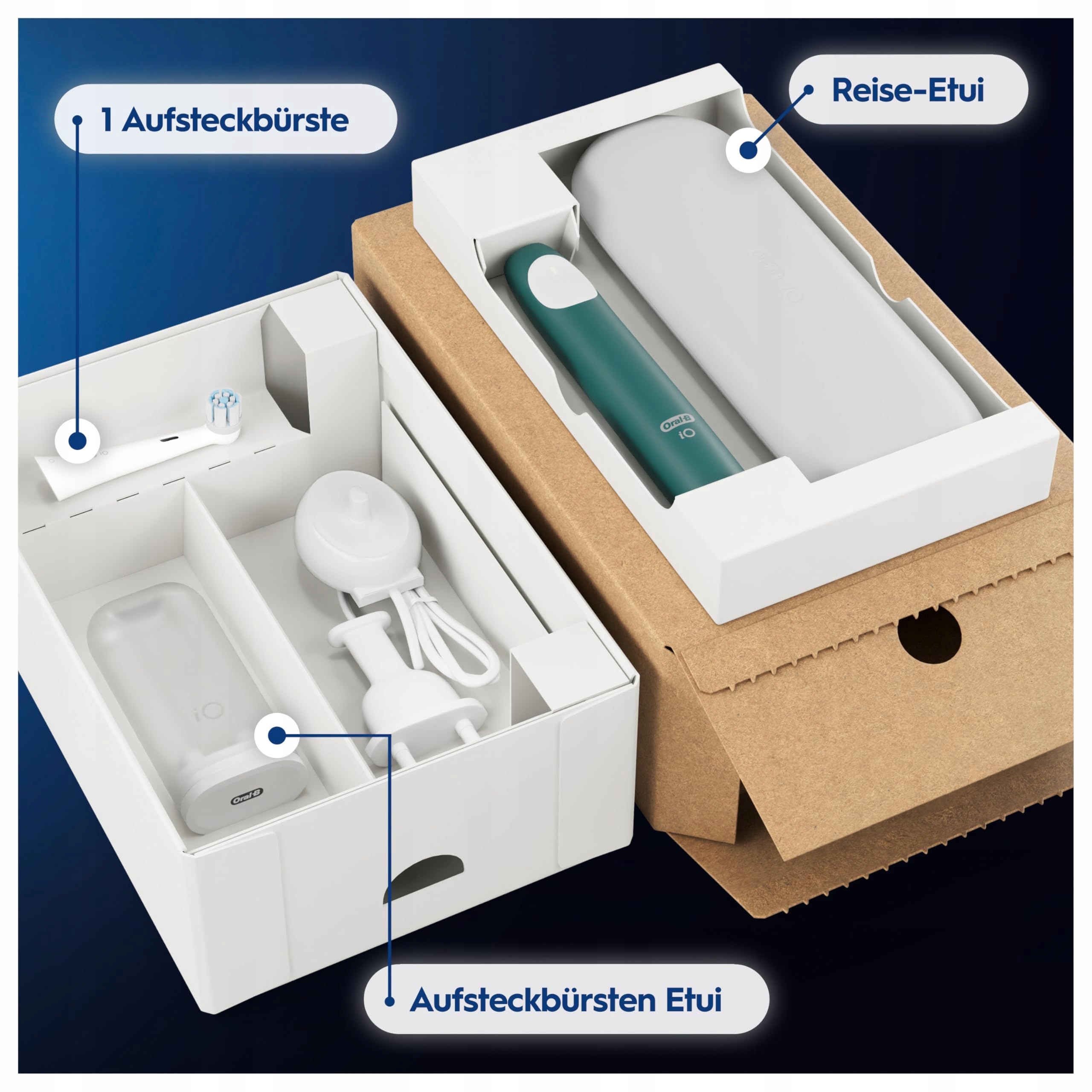 ORAL-B IO Series 2 Szczoteczka Elektryczna 3 Tryby Magnetyczna Leśna Zieleń — miniatura 7