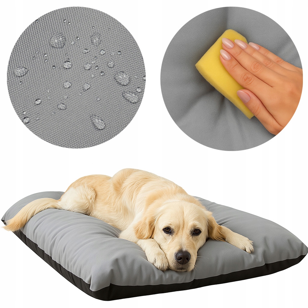 Levně Pelíšek pro Velkého psa, polštář, lehátko, kotec potah , pelíšek, 120x80 šedý