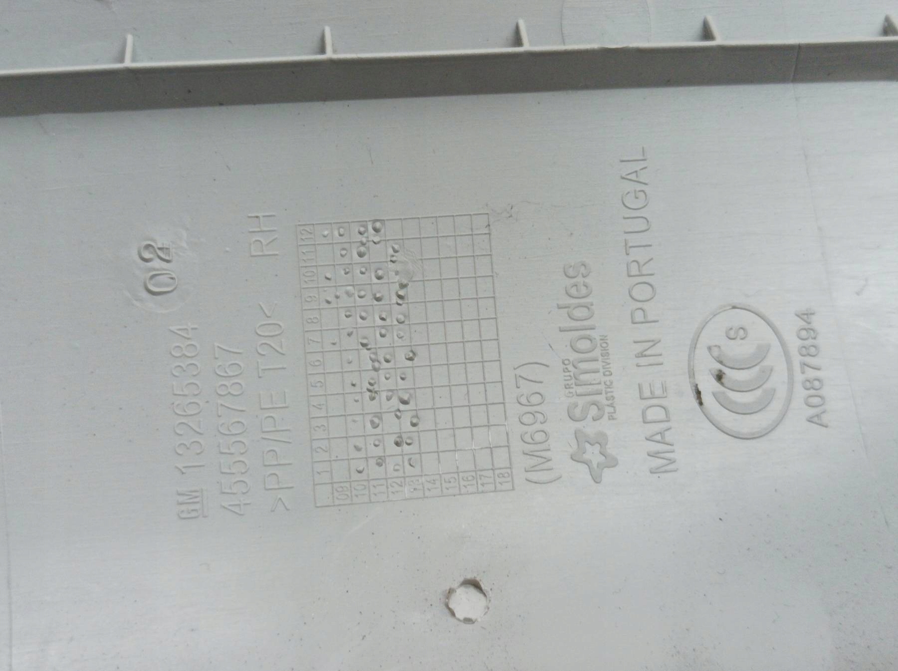 cover pillar A left right KOMPLET Opel Meriva II (2010- ) B