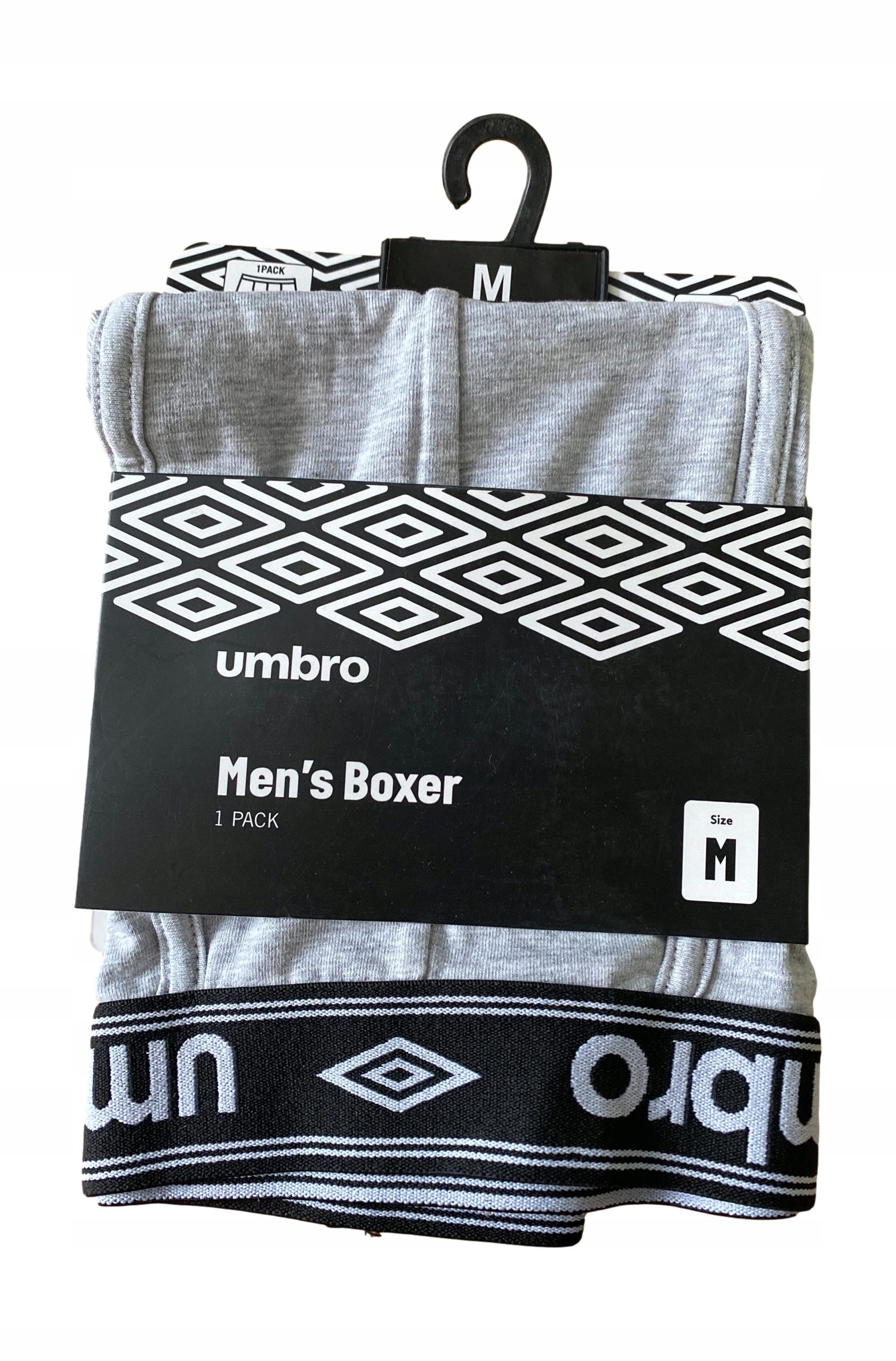 

Bokserki Męskie Umbro bawełna Szare *M