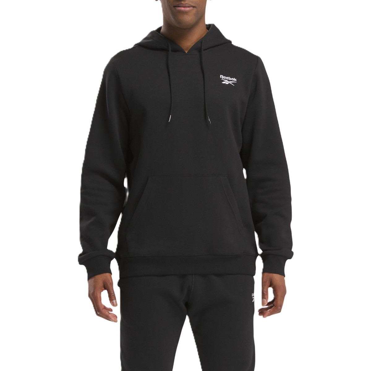 Pánská mikina Reebok 100202869 Identity Small Logo Fleece Černá S