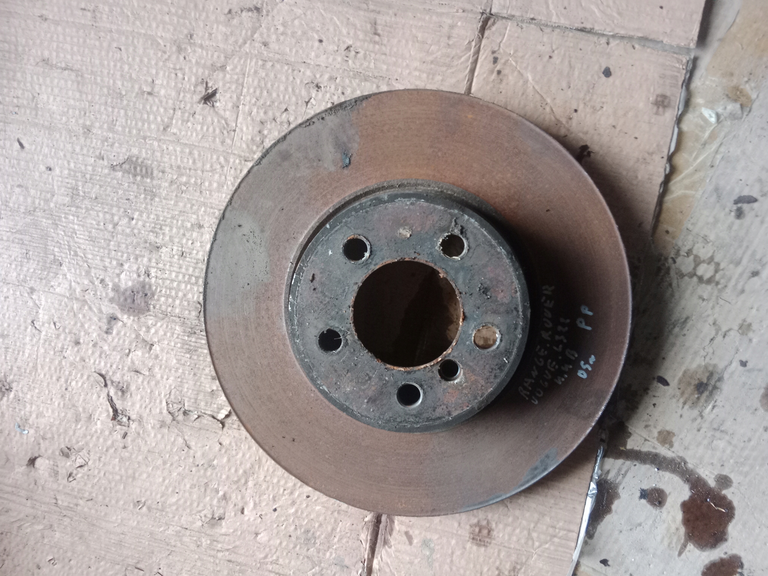 disc brake right front RANGE ROVER L322 4.4