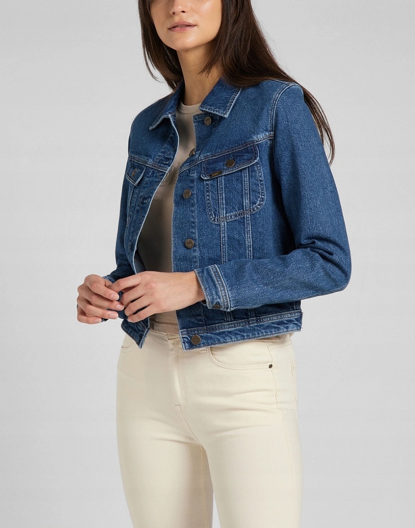 Dámská bunda Lee Rider Jacket Stone Maren L54MOWOT Xs