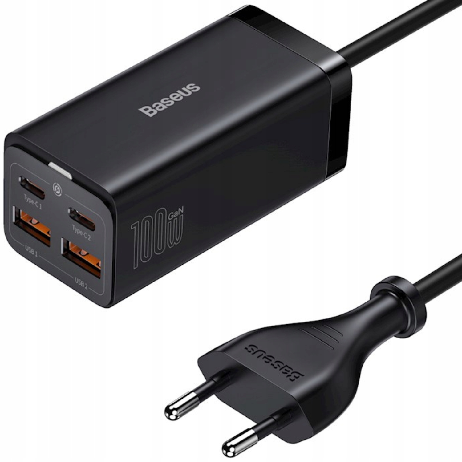 Baseus nabíjačka GaN3 Pro Veľmi vysoký výkon 100 W 2x Usb-c 2x Usb