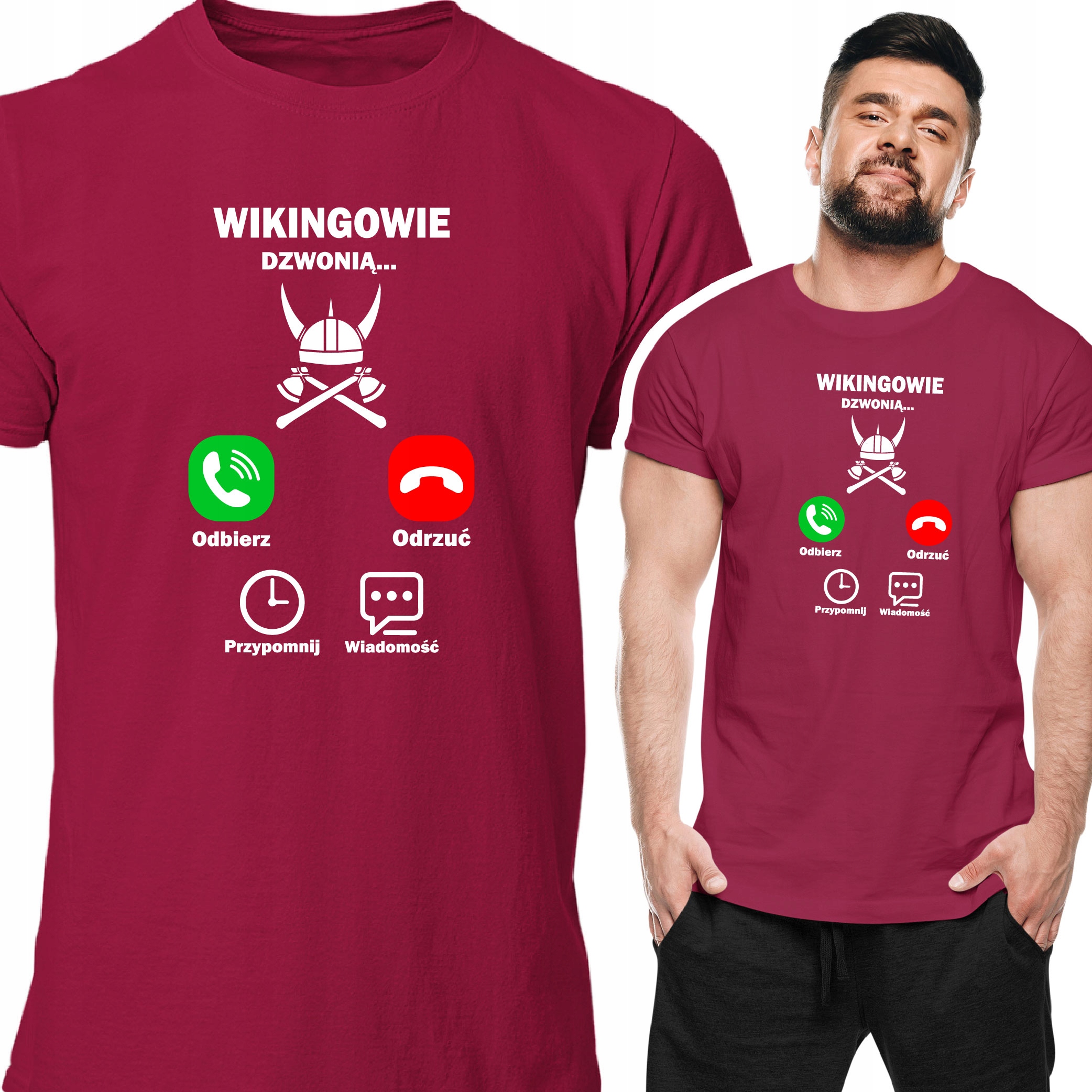

Koszulka Wikingowie Dzwonią Dla Wikinga