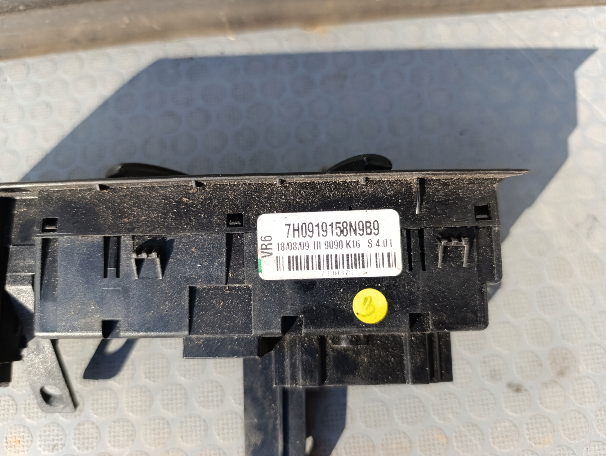 VW T5 control panel air conditioning devices for rear part 7H0919158N9B9