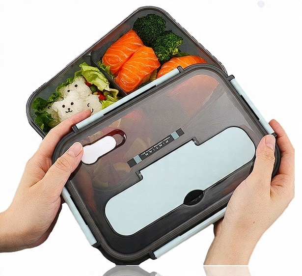 

Pojemnik Lunchbox z Zestawem Sztućów 3W1