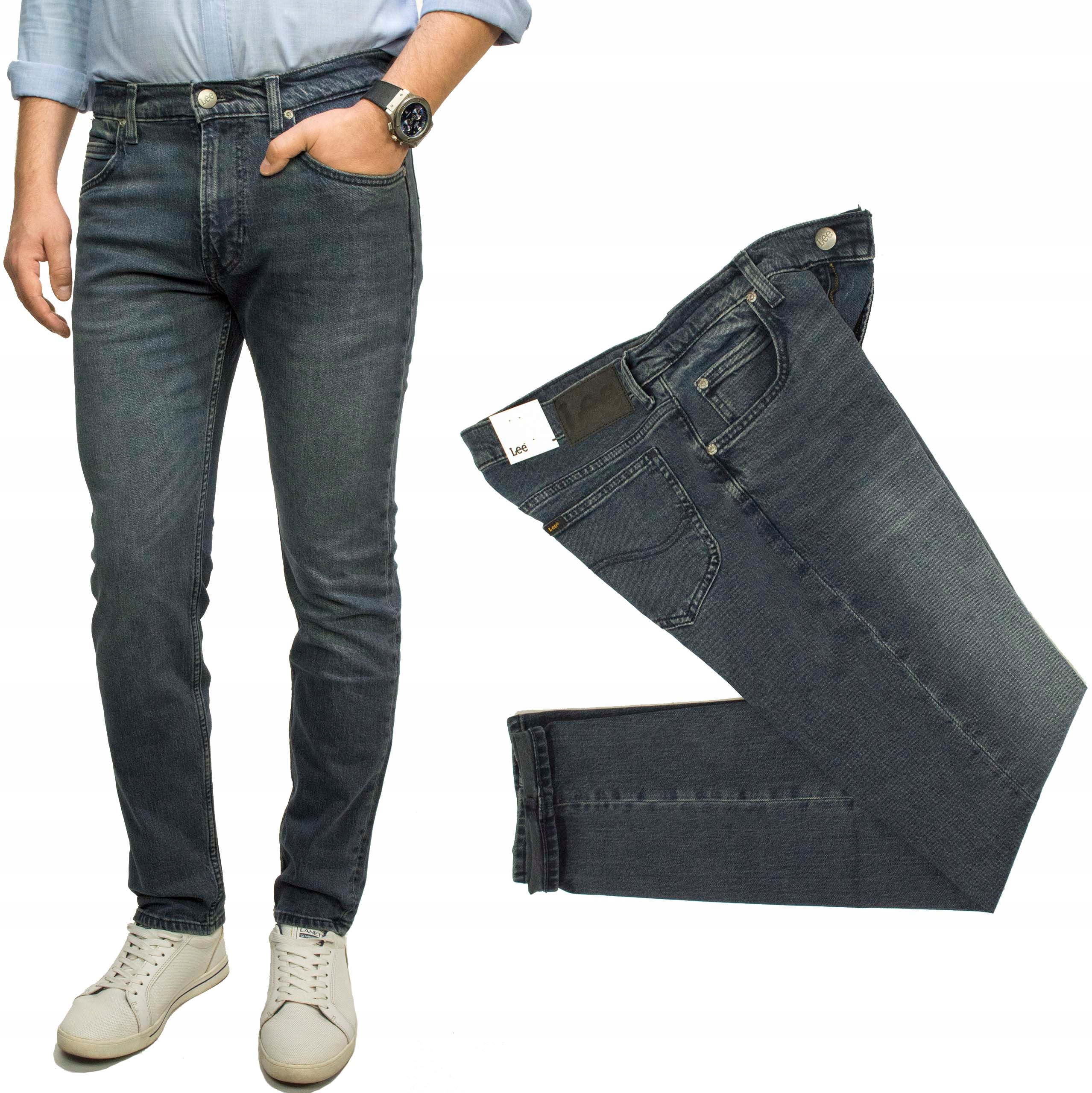 Lee Rider Holl and Blue pánské džíny Slim džíny W40 L32