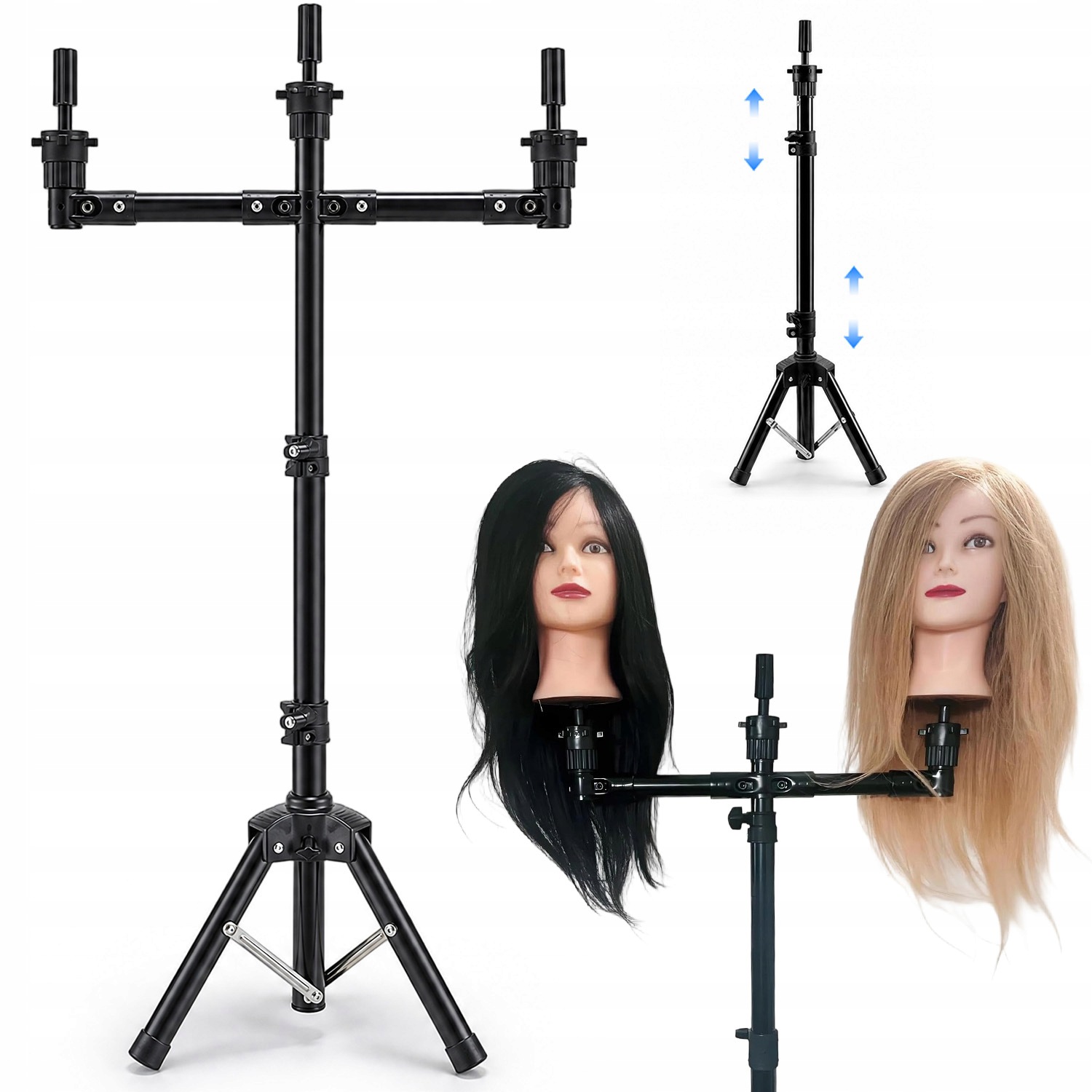 Stativ Stojan Tripod Držák Na Hlavu Kadeřnického Tréninku 108 CM