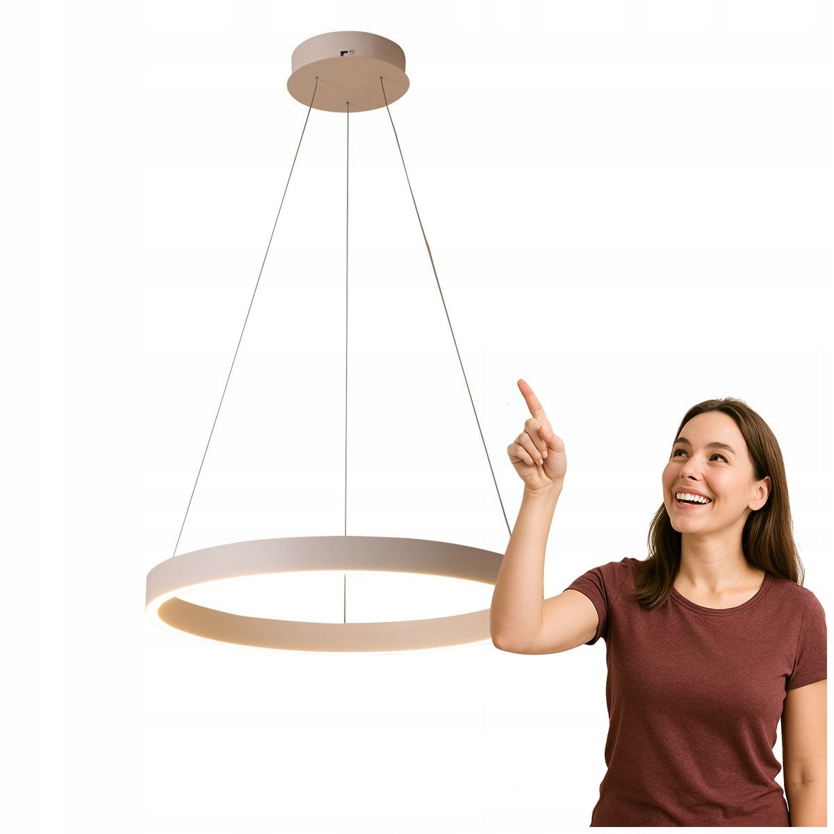 Závěsná Led lampa 40W Brasco Down Italux