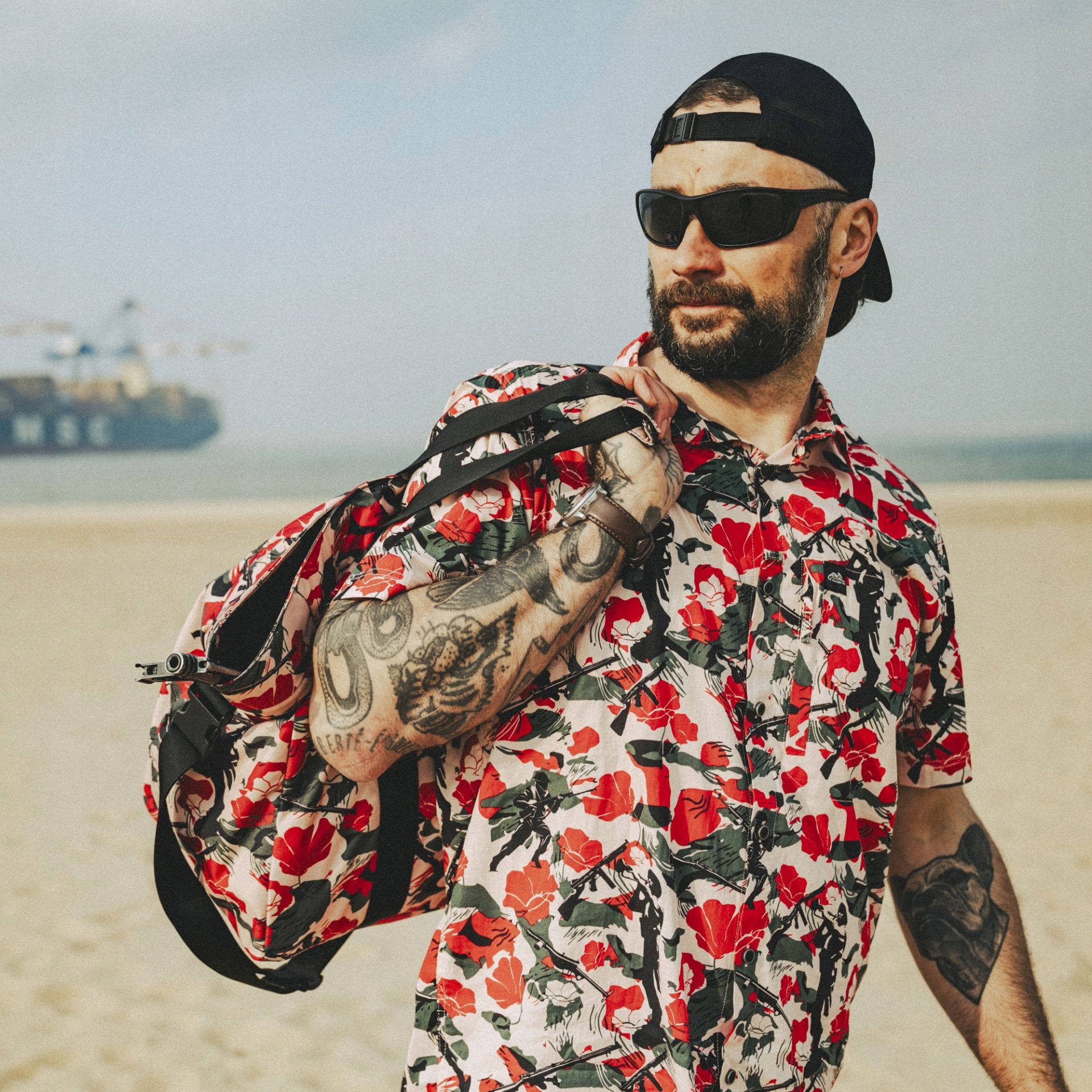 Koszula Helikon z Krótkim Rękawem Bawełniana Hawajska Militarna Regular XXL Kolekcja Urban Line