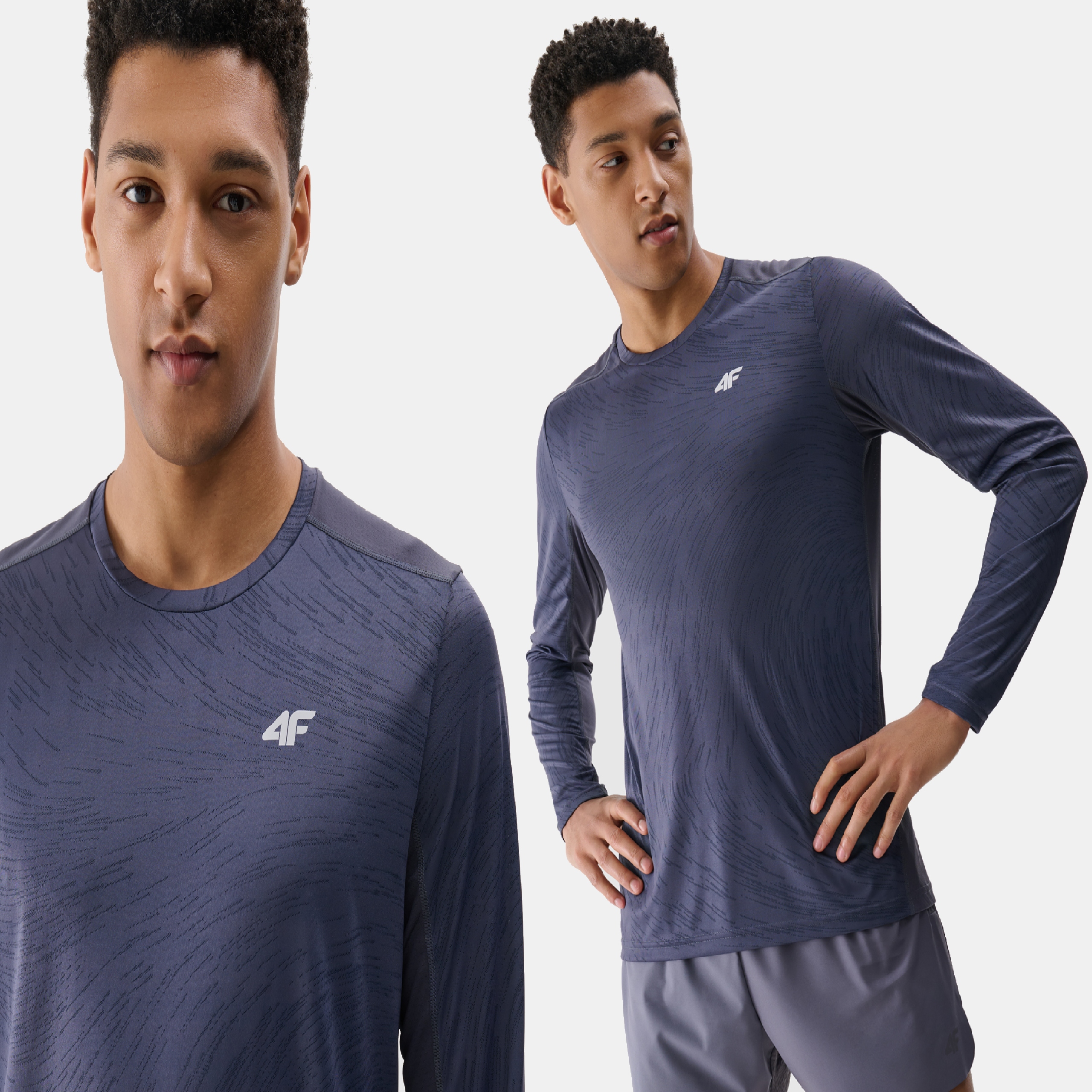 Longsleeve 4F Tréninkový Pánský Do Běžecké Posilovny XLTFLOM326 SS25