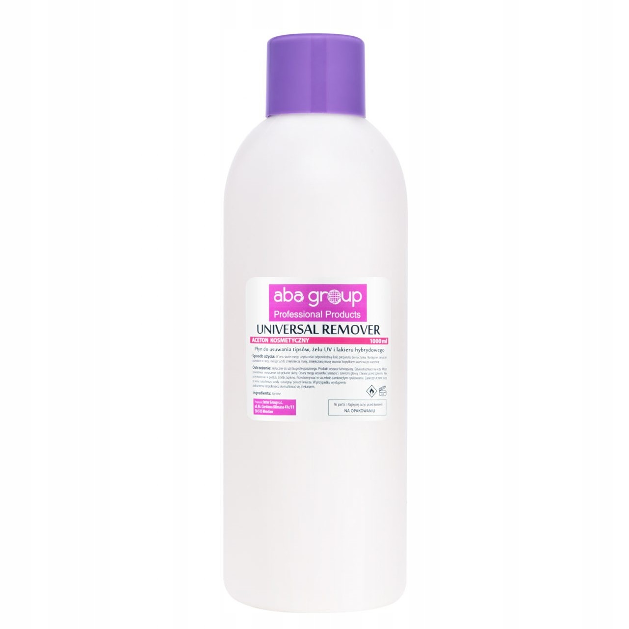 

Aceton Kosmetyczny do Paznokci Aba Group 1000ml