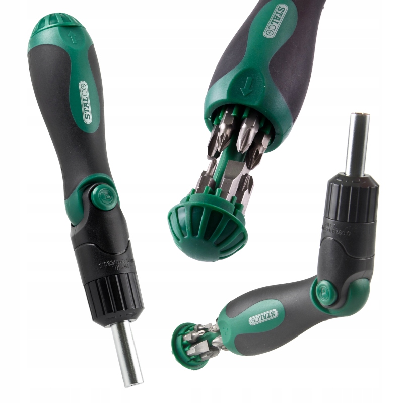 

Wkrętak z Grzechotką Śrubokręt Bity Zestaw 13 el.