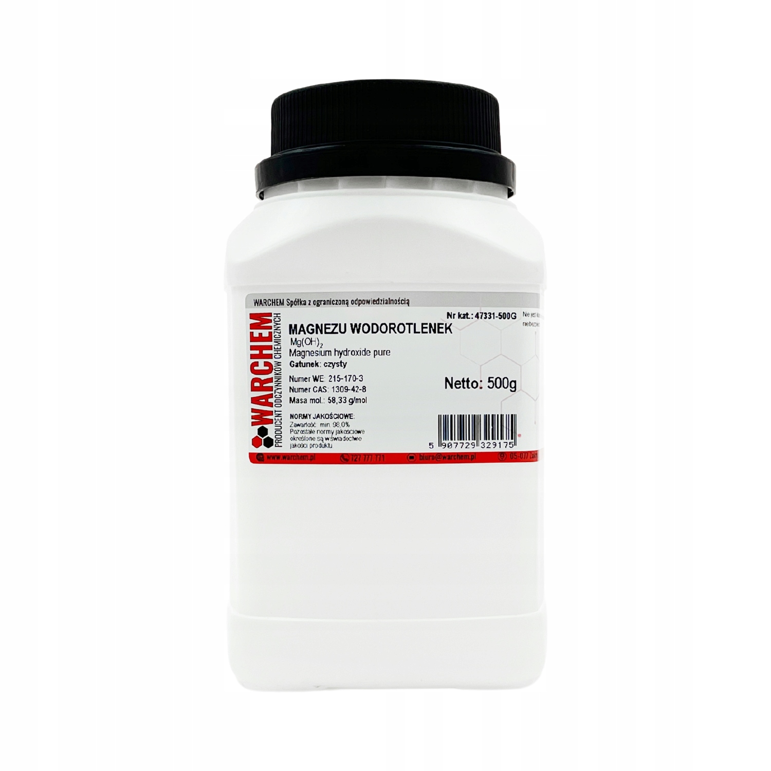 Wodorotlenek Magnezu czysty 500g