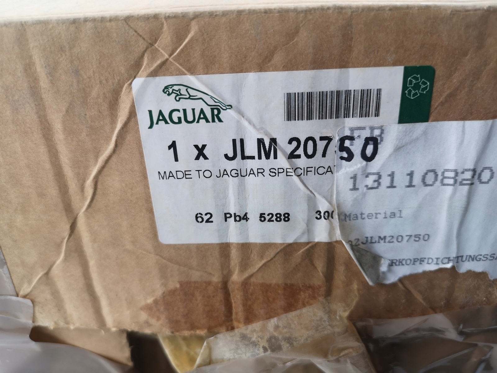 ZESTAW USZCZELEK GÓRY SILNIKA JAGUAR XJ8 XK8 XKR OE Typ samochodu Samochody osobowe