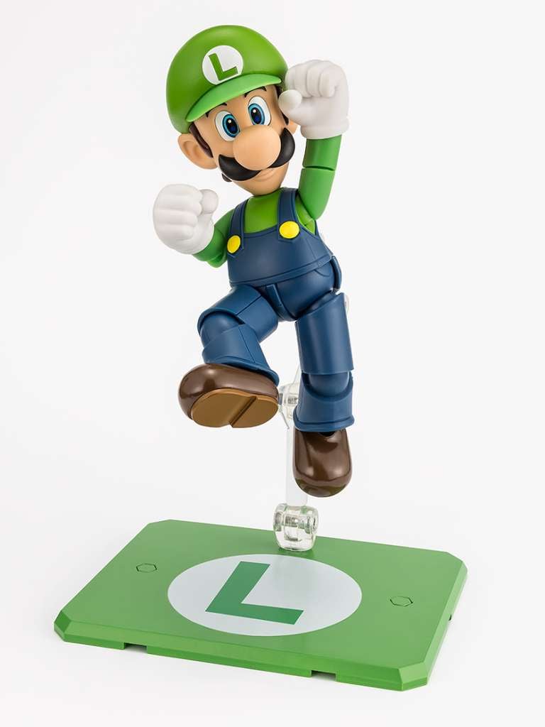 Figurka Mario Luigi Sh Figuarts Bandai Nintendo Sběratelská 11 CM