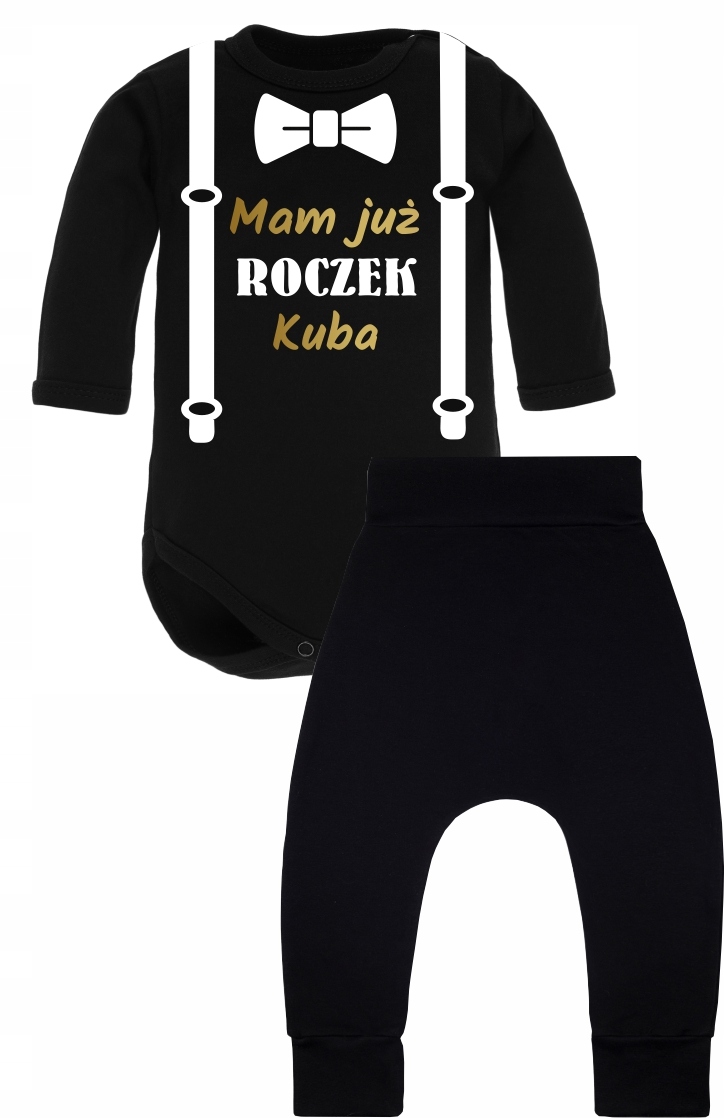 

Komplet Mam już roczek, pierwsze urodziny imię