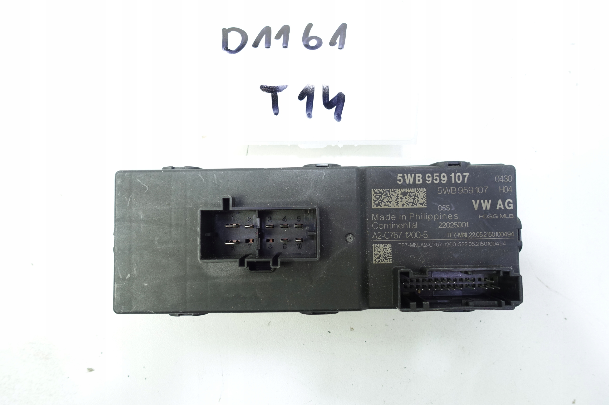 module control unit lifting bonnet 5WB959107