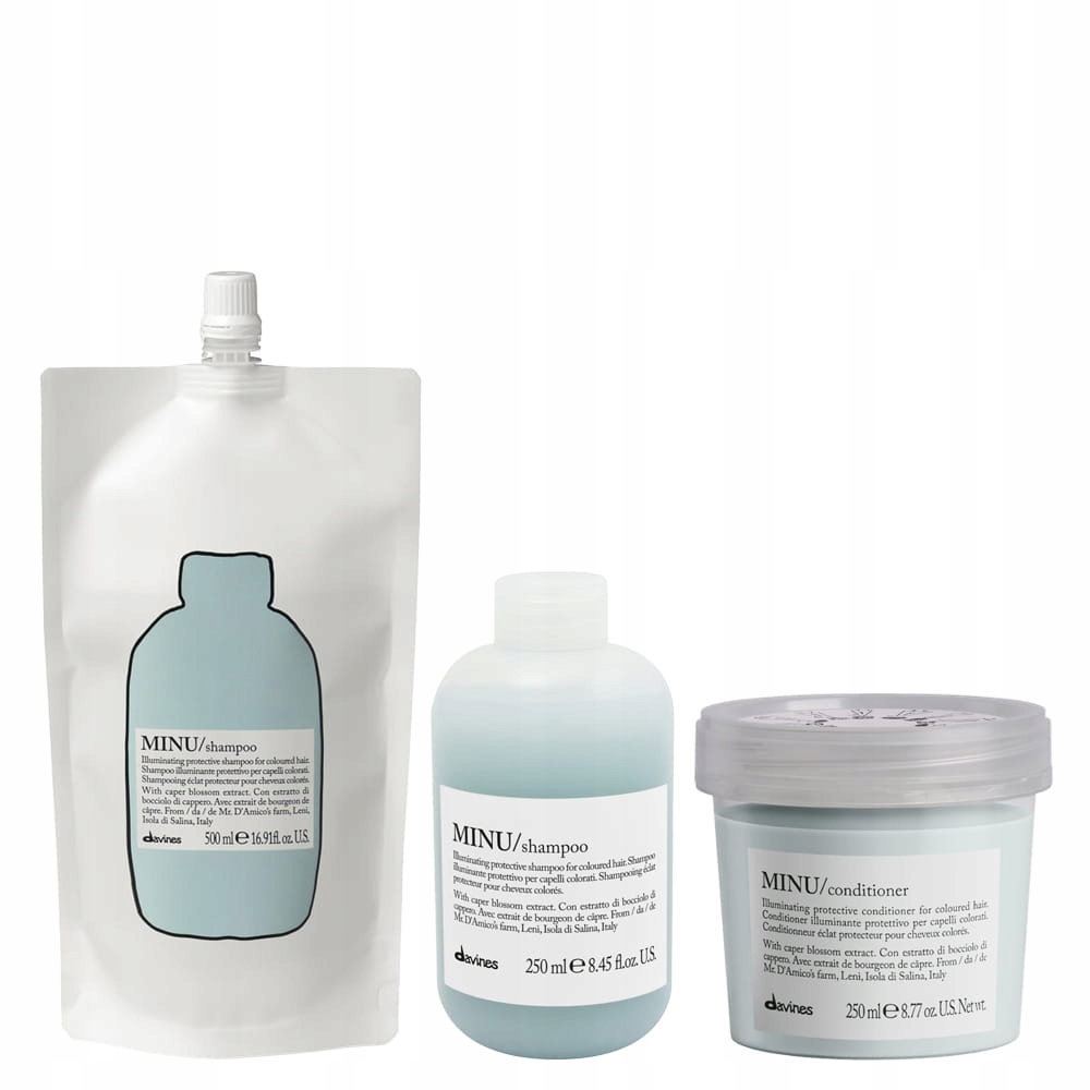 Davines Minu rozjasňující šampon – kondicionér pro barvené vlasy