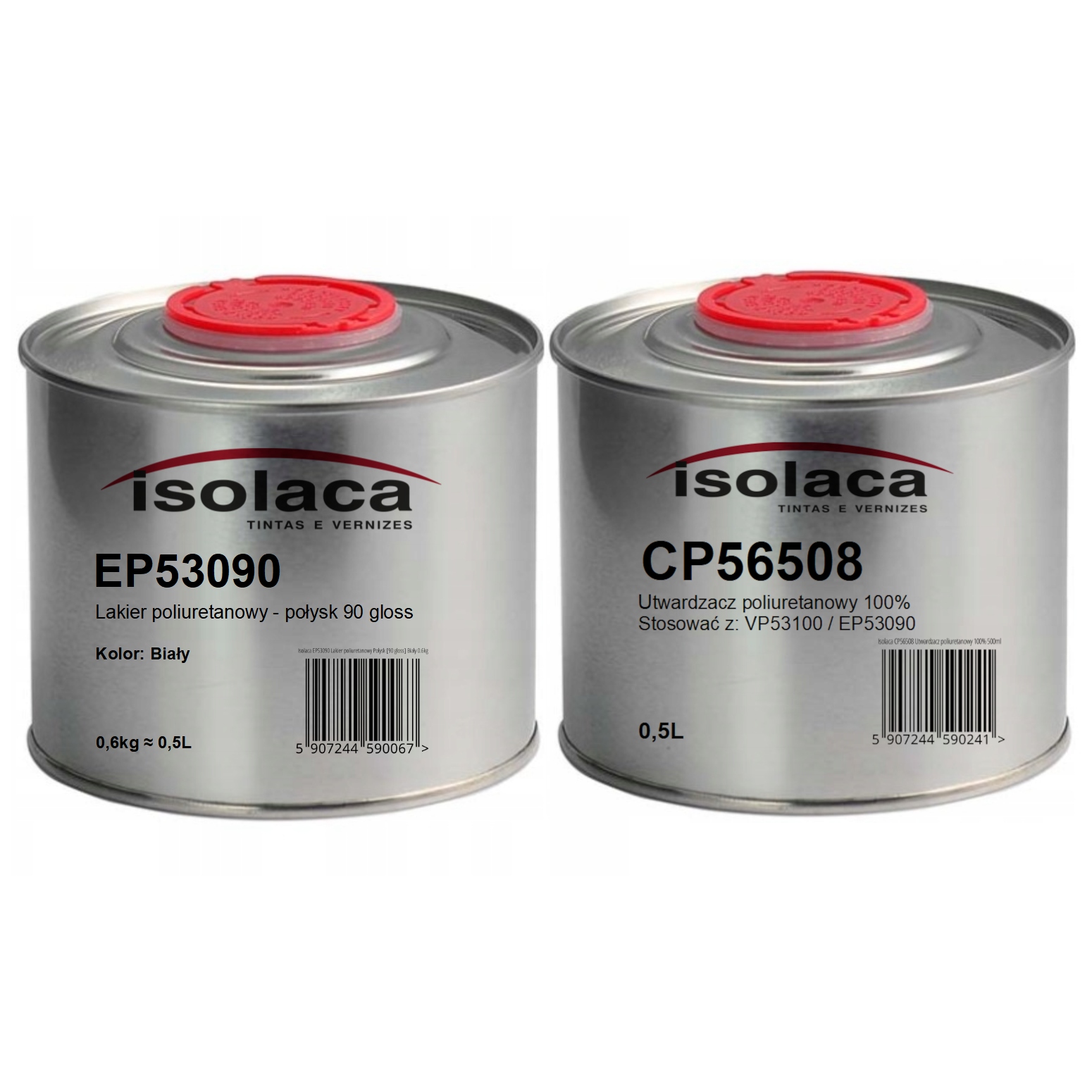 Lakier Poliuretanowy Biały Połysk Isolaca +utw.
