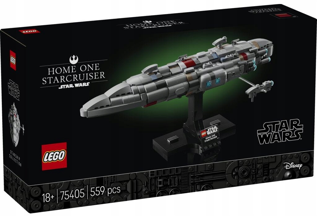 Lego Star Wars – Křižník Typu Home One, Sada Kostek – 75405