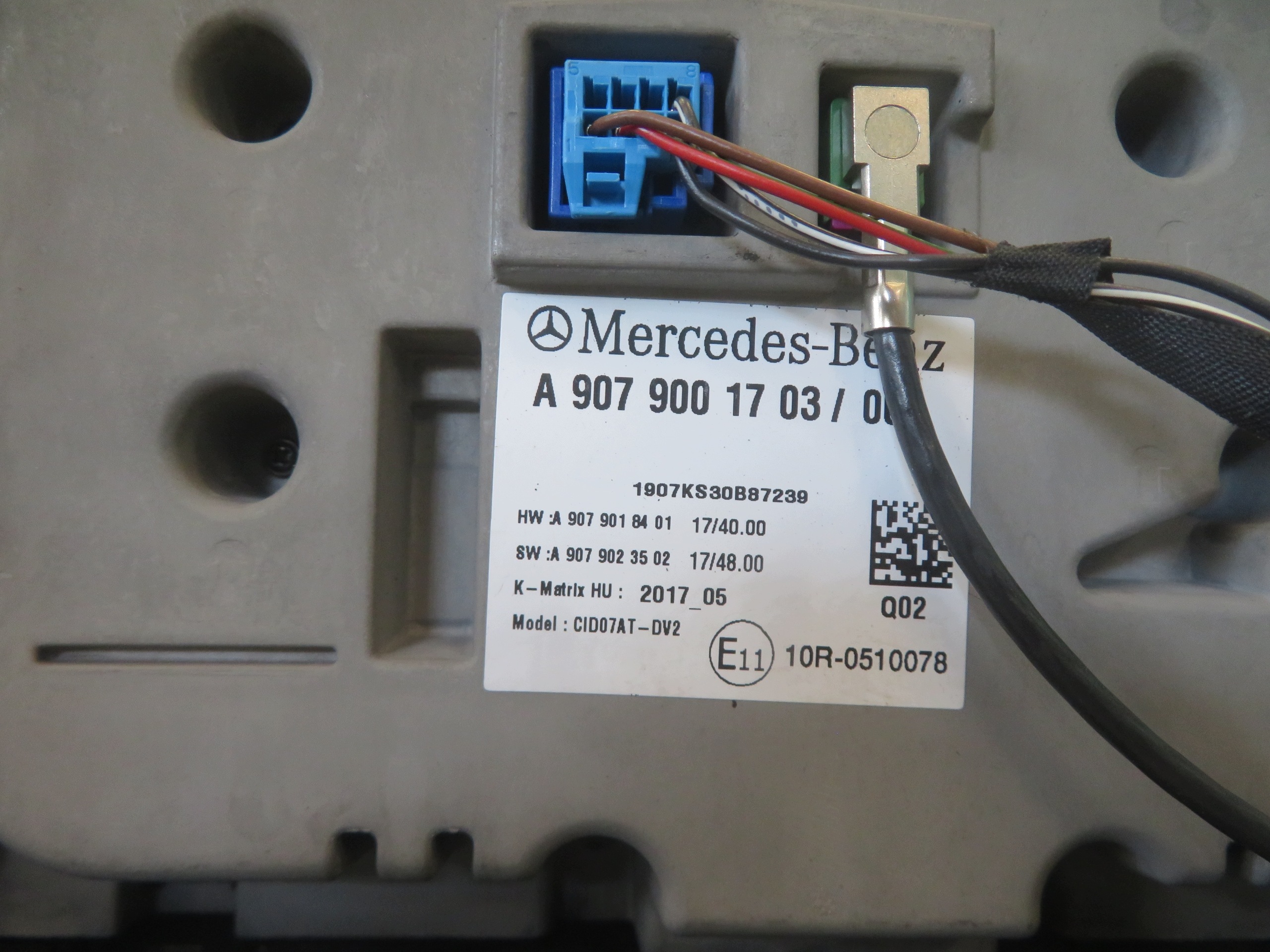 RÁM PANEL RADIA klimatizaci MERCEDES SPRINTER 19R A9079001703