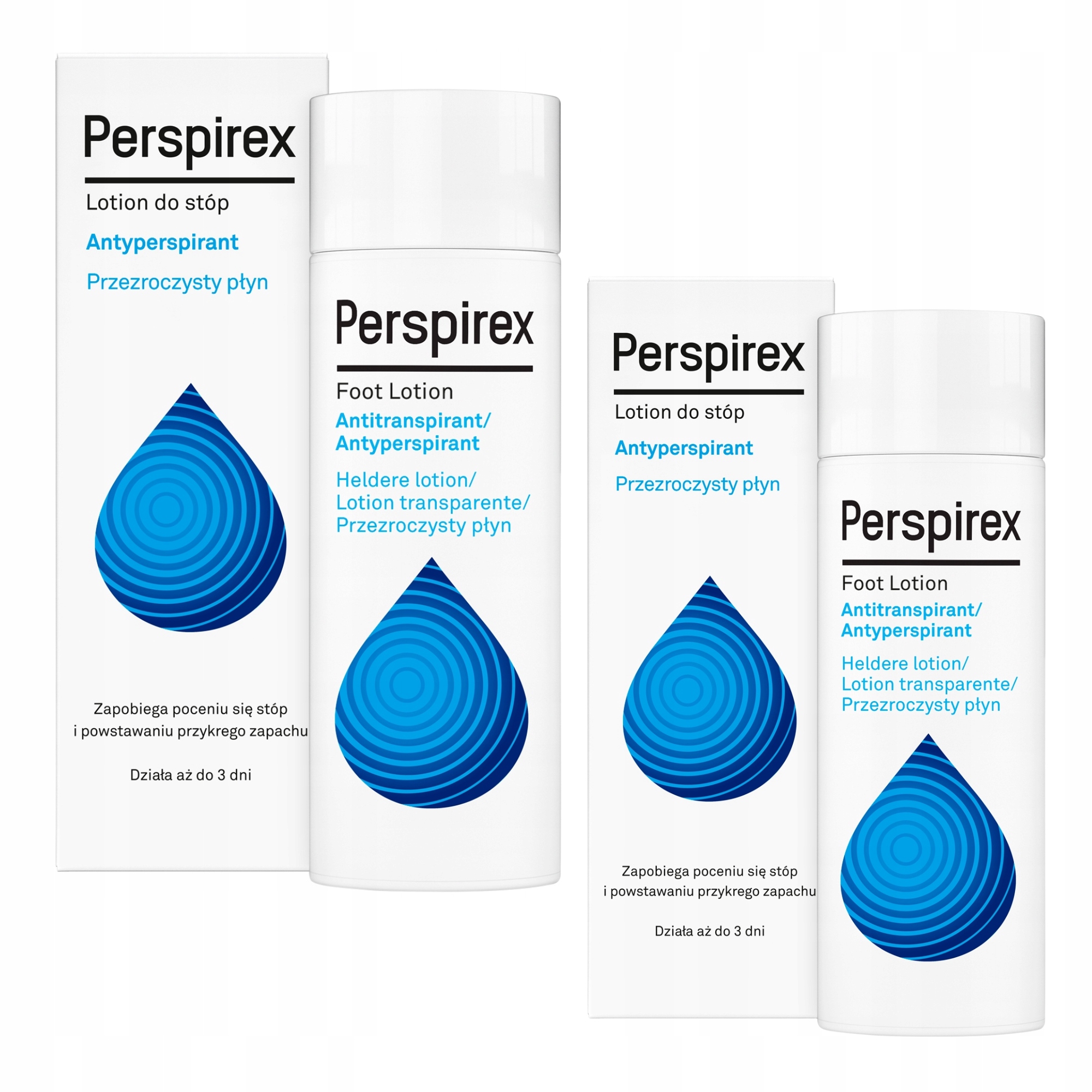 2X PERSPIREX лосьон для ног антиперспирант для ног против пота 100 мл