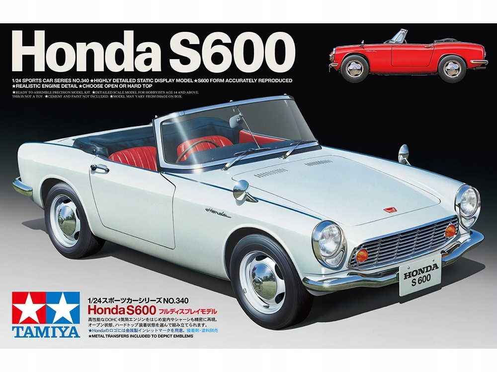 1/24 Honda S600 Tamiya 24340