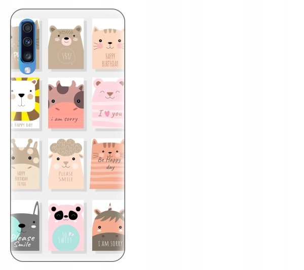 

Etui pokrowiec Samsung Galaxy A70 Słodkie zwierząt