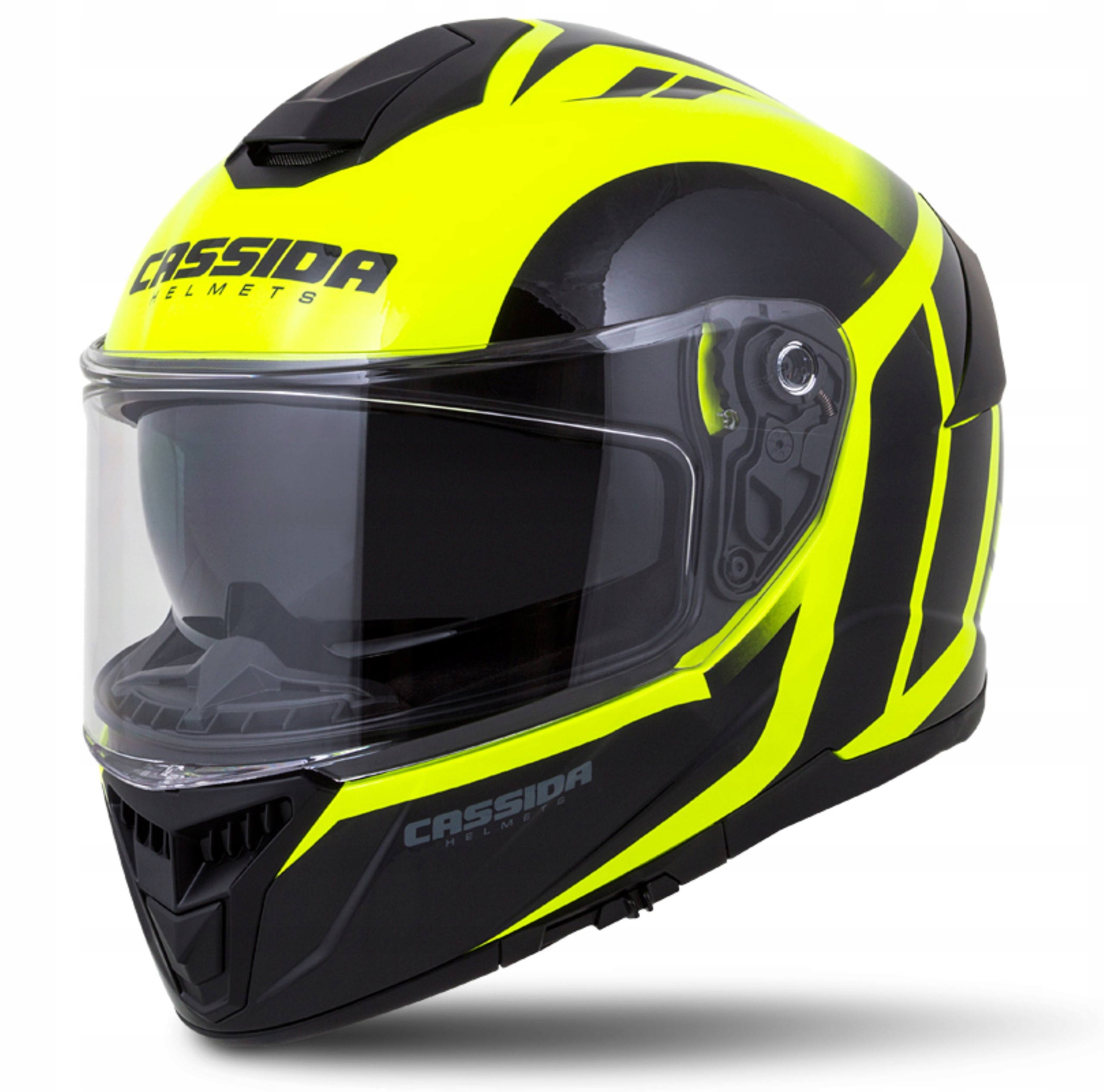 CASSIDA KASK MOTOCYKLOWY FLUO GT WŁÓKNO +PINLOCK L Rodzaj zapięcia mikrometryczne