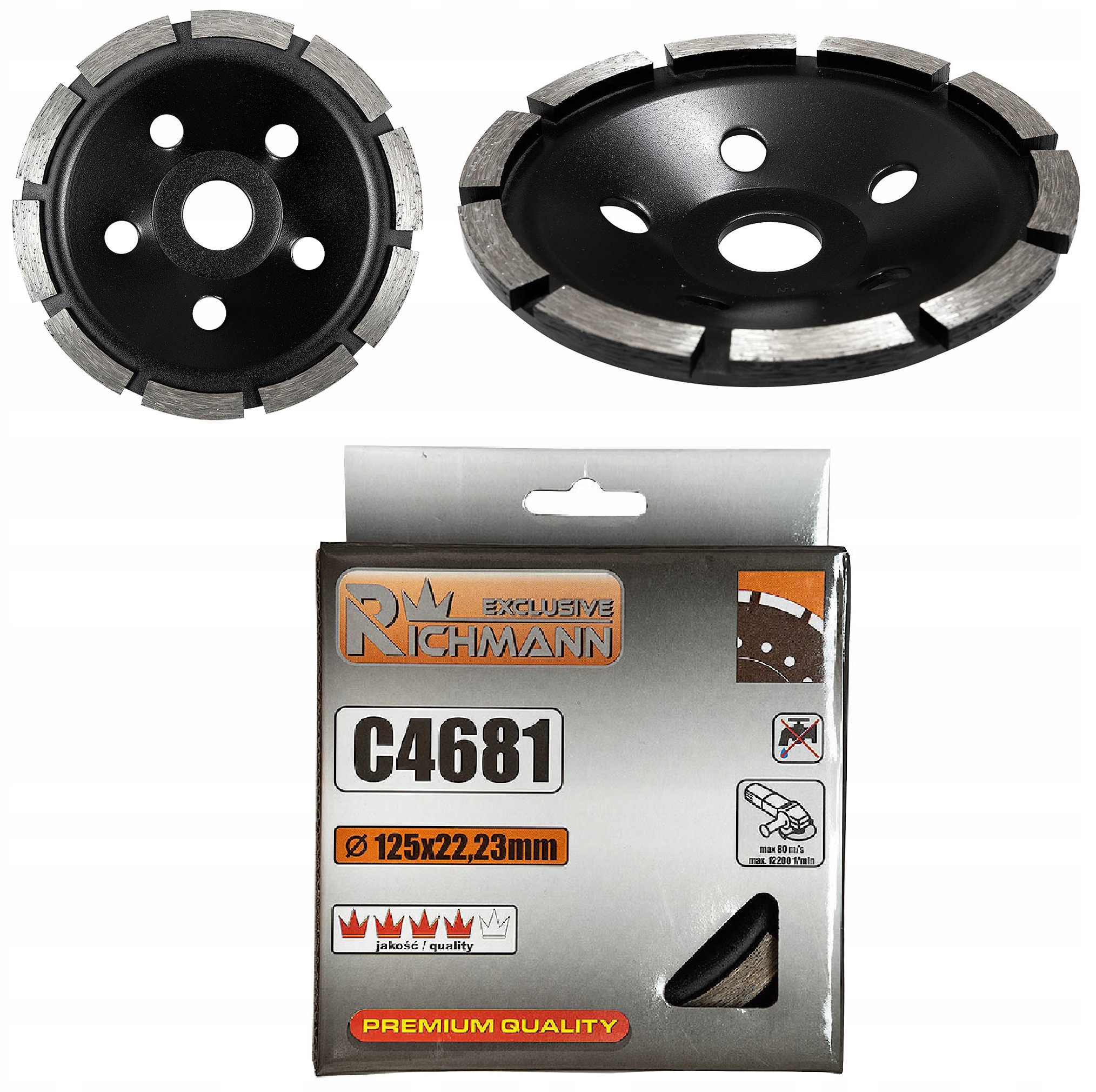 TARCZA DIAMENTOWA SZLIFOWANIA BETONU 125MM