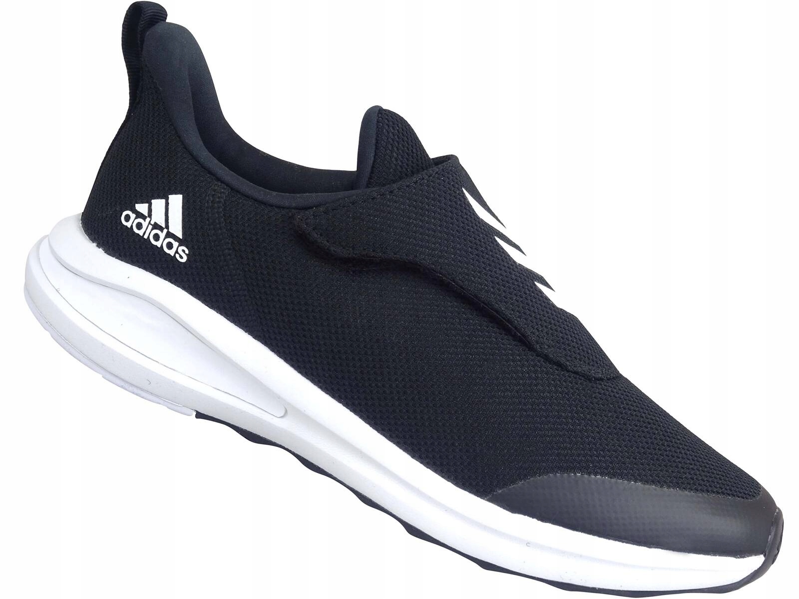Adidas Fortarun FY3058 Buty Dziecięce Czarne Sportowe Na Rzep Na W-f